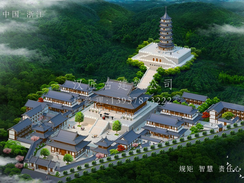 云竹寺整体扩建规划设计图纸