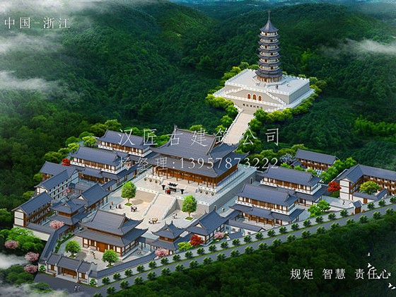 齐全的寺院布局平面图服务至上