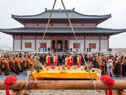 古刹嵩祝寺及智珠寺院装饰改造成餐厅会所