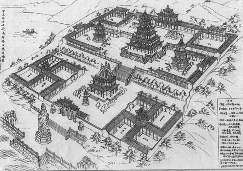 寺庙规划设计布局及寺院图纸规范分析  第6张