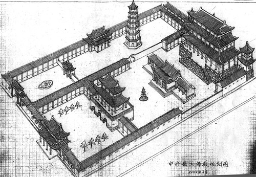 寺庙规划设计布局及寺院图纸规范分析  第15张