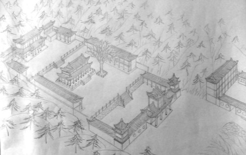 寺庙规划设计布局及寺院图纸规范分析  第16张