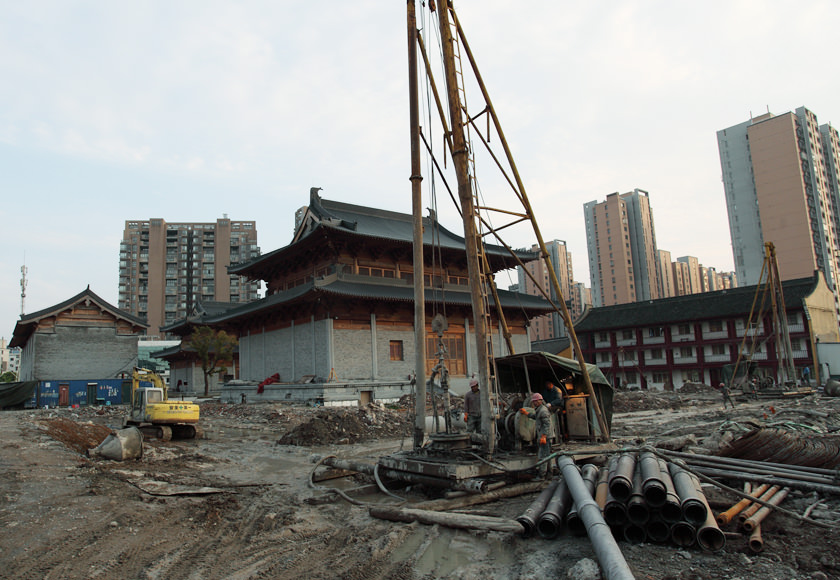 寺庙古建筑施工—法王寺