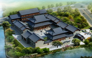 法王禅寺建筑规划施工图纸设计